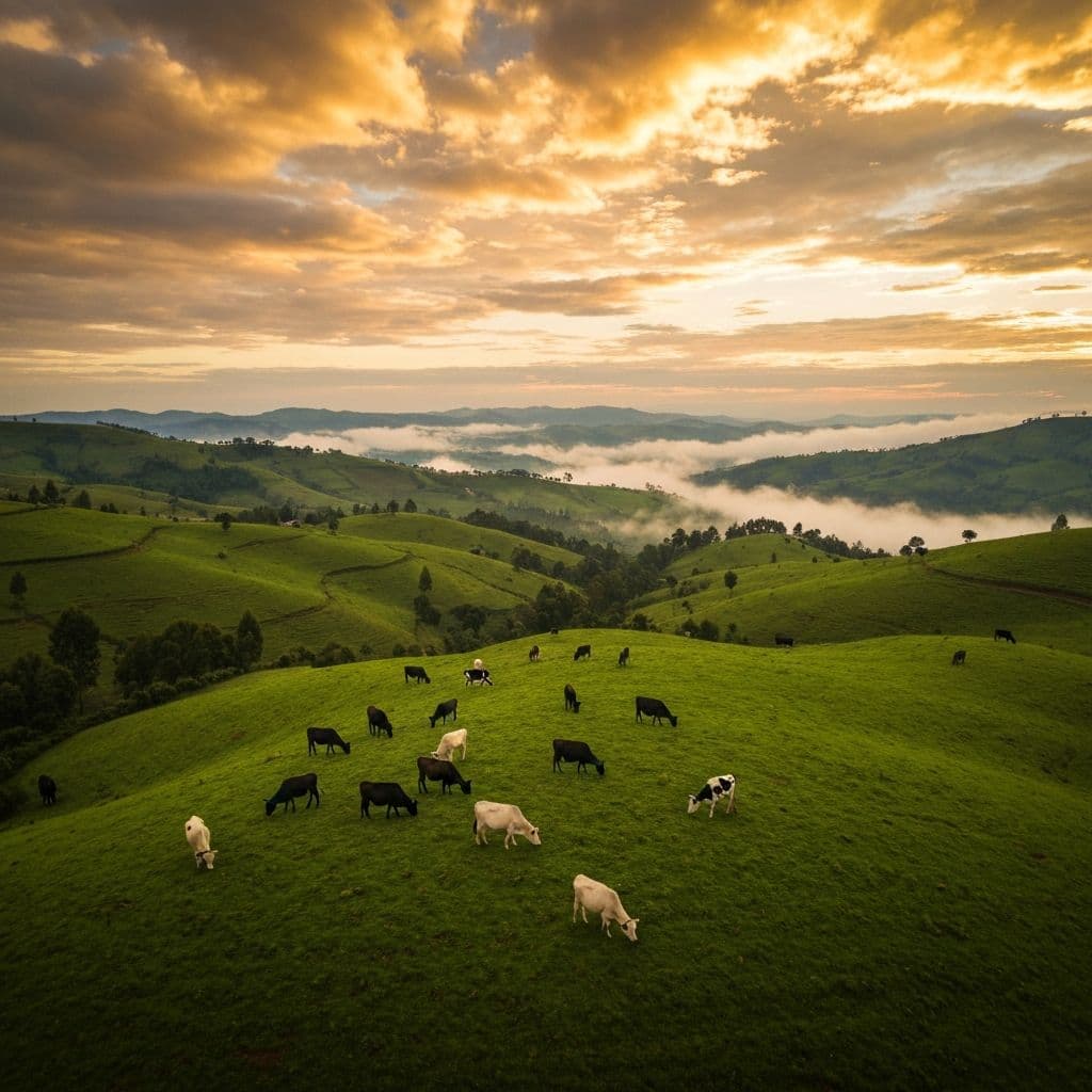Gishwati Farms dairy farmland
